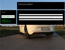 Tablet Screenshot of fahrschule-bert.de